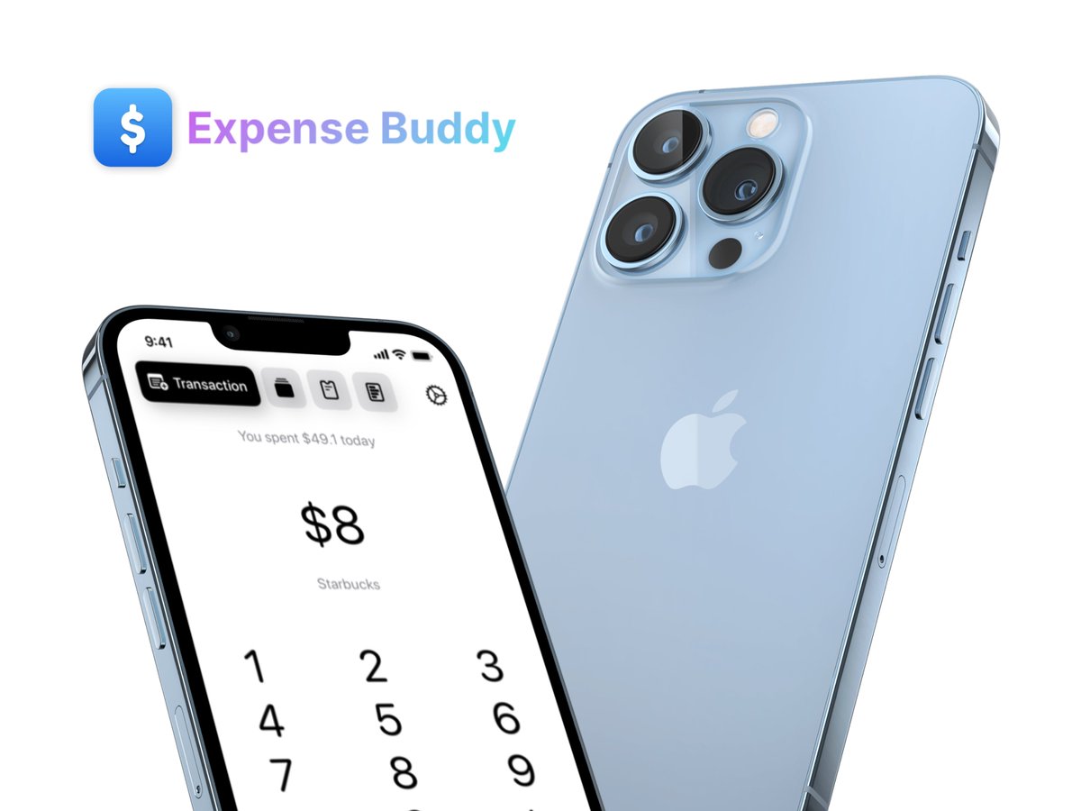 hieudinh_'s tweet photo. Buying the iPhone 13? Now you can export your data and transfer it to the new device. Update your @ExpenseBuddy now on the App Store https://t.co/8LRsELsRLb