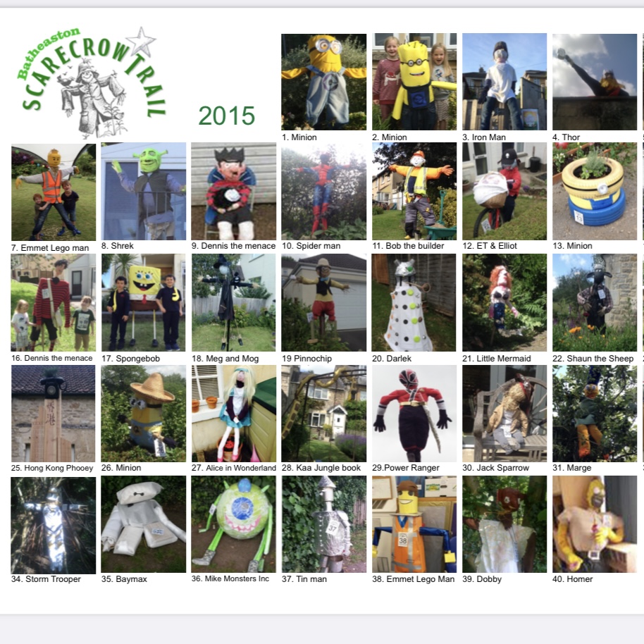 BatheastonFobs's tweet photo. ⭐️DEADLINE FOR SCARECROW APPLICATIONS IS TOMORROW⭐️
Please support the school and join in the fun! Here’s some inspiration from previous years. Love the minion tyre planter! #school #batheaston #fundraising https://t.co/Yj3uCPHlkt