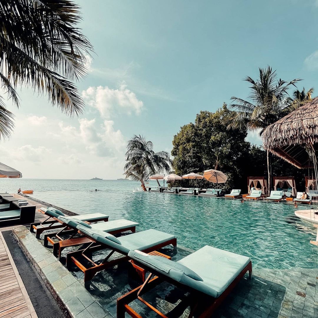 capitaltravel's tweet photo. Sit back, relax and enjoy your favourite drink under the maldivian sun at @MaldivesAyada pool side bar & restaurant.
#AyadaMaldives #maldivesresorts #maldiveslovers #vacationgoals #PremiumAllinclusive #luxury #maldives #hotel #honeymoonhotel #honeymoondeals #luxuryhotels #resort https://t.co/sAsAdjAkYy