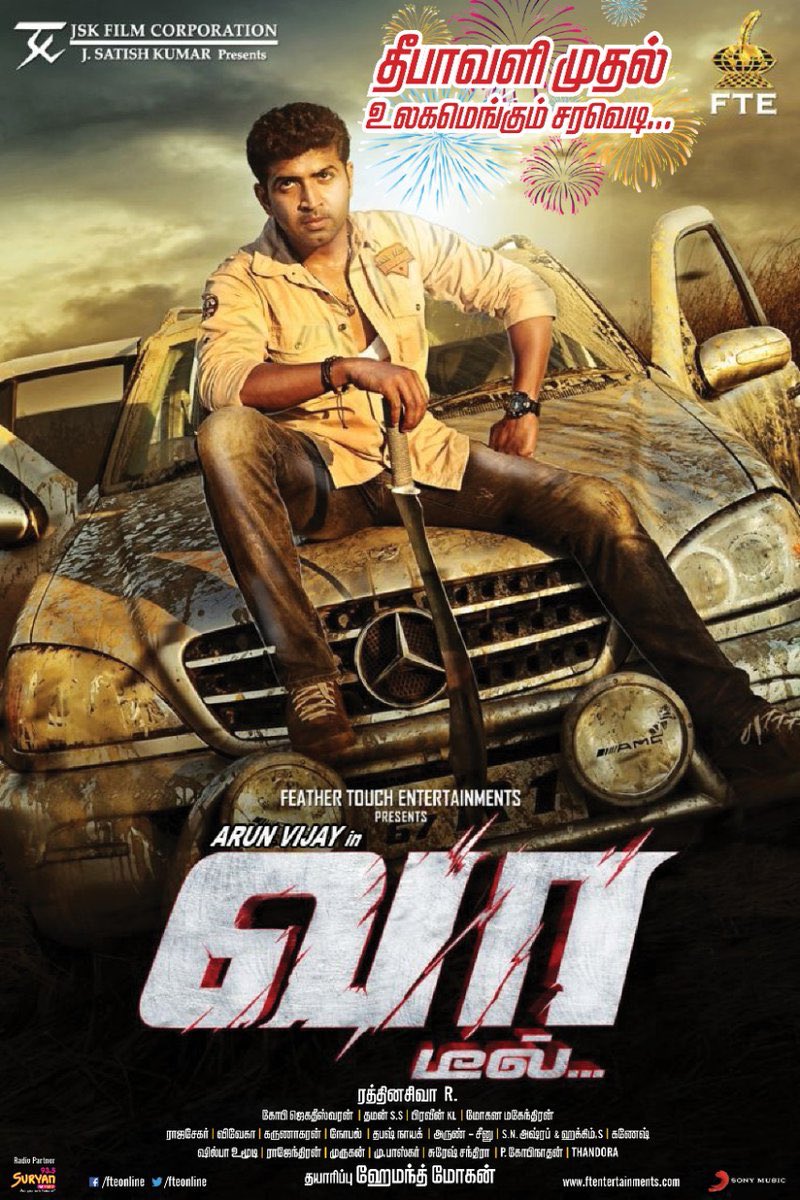 actorsathish's tweet photo. லேட்டா வந்தாலும் லேட்டஸ்ட்டா வருவோம் @arunvijayno1 நடிப்பில் #ரத்தினசிவா இயக்கத்தில் #Vaadeal Actionசரவெடி தீபாவளி முதல் உலகெங்கும் a movie for all class audience @KarthikaNair9 @DoneChannel1 @MusicThaman @sujavarunee @dealshiva https://t.co/A7RlbG1Pnj
