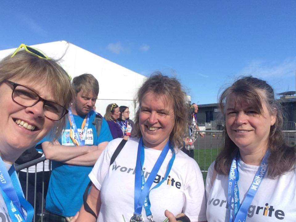 workingrite's tweet photo. Good luck to all the Kiltwalkers today, supporting charities across Scotland. @thekiltwalk https://t.co/uRXq4AvWX9