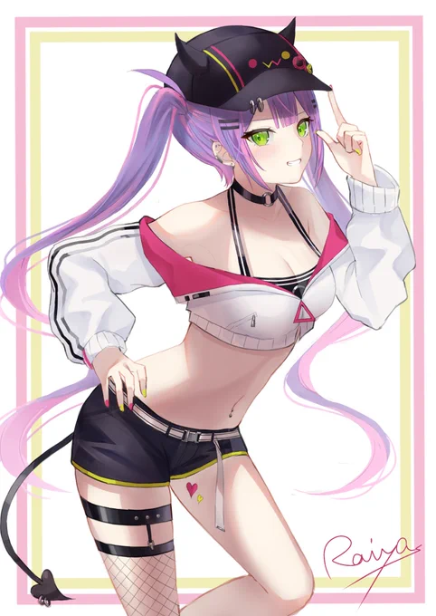 常闇トワ💜
 #TOWART 