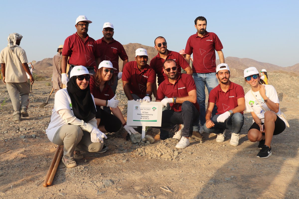 eegemirates's tweet photo. Another entity that has joined us is Massaed where they planted 13 Sidr saplings in Ras Al Khaimah. 

#EEG #Massaed #TreePlanting #TogetherForABetterEnvironment #Recycle #GoGreen #GenerationRestoration #EmiratesEnvironmentalGroup #GreenLifestyle #EcoLifestyle @MASSAED_UAE https://t.co/EarWZrygvD