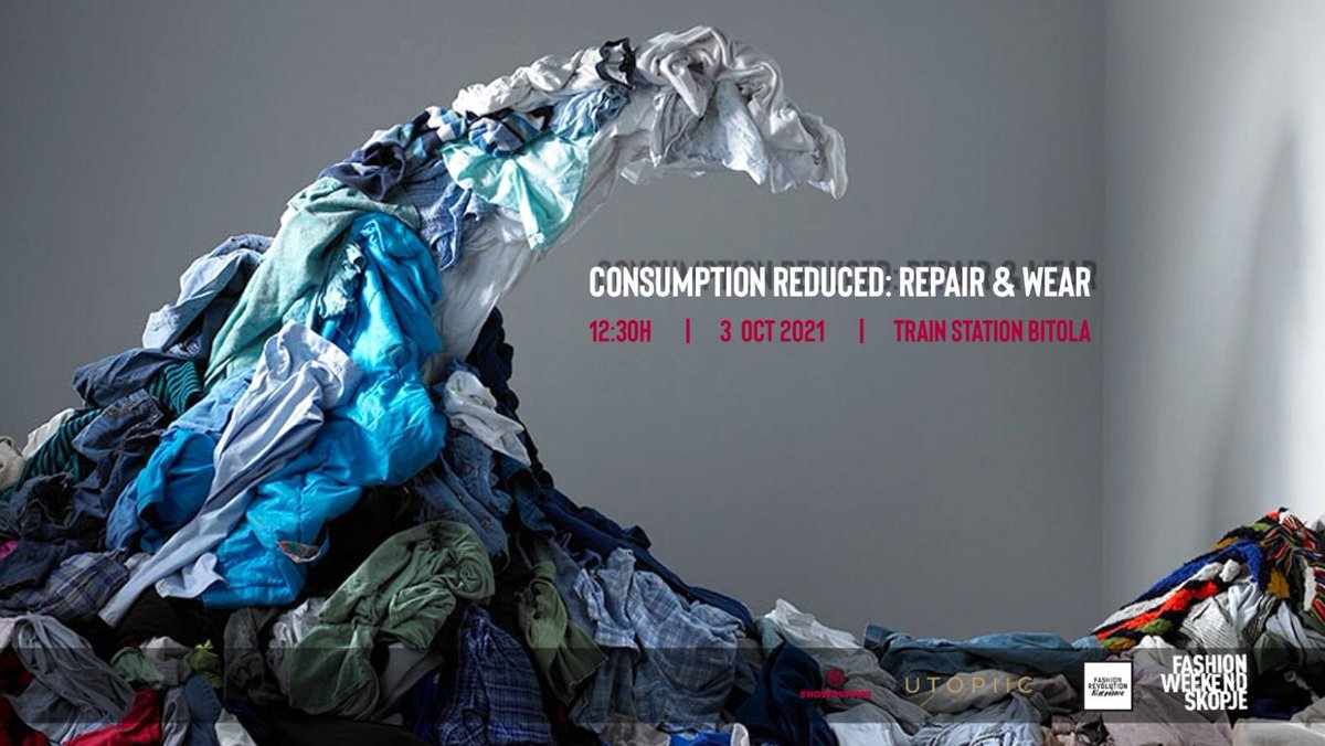 🔵Fashion Revolution Macedonia со свој настан во склоп на Моден Викенд! 

📍Битола (03.10)/ 12:30 ч. 

🔜Следете нѐ за сите детали! 

<a href="/FW_SK/">Fashion Weekend Skopje</a> #NoWasteMk