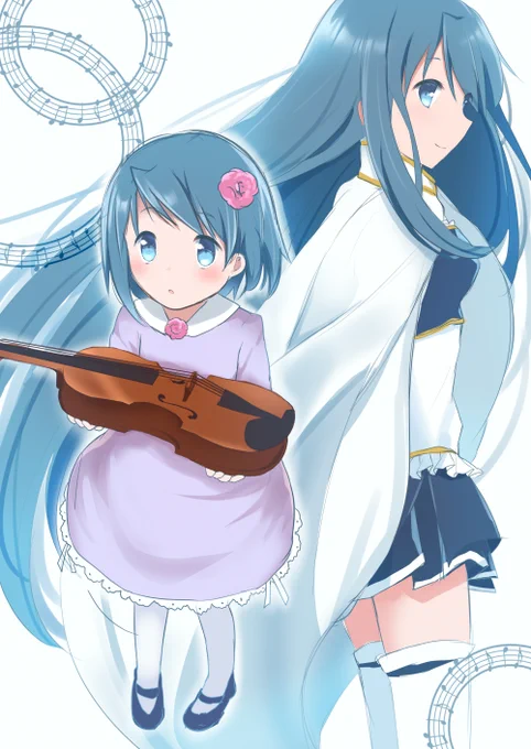 らくがきさやかちゃん 
#魔法少女まどかマギカ 