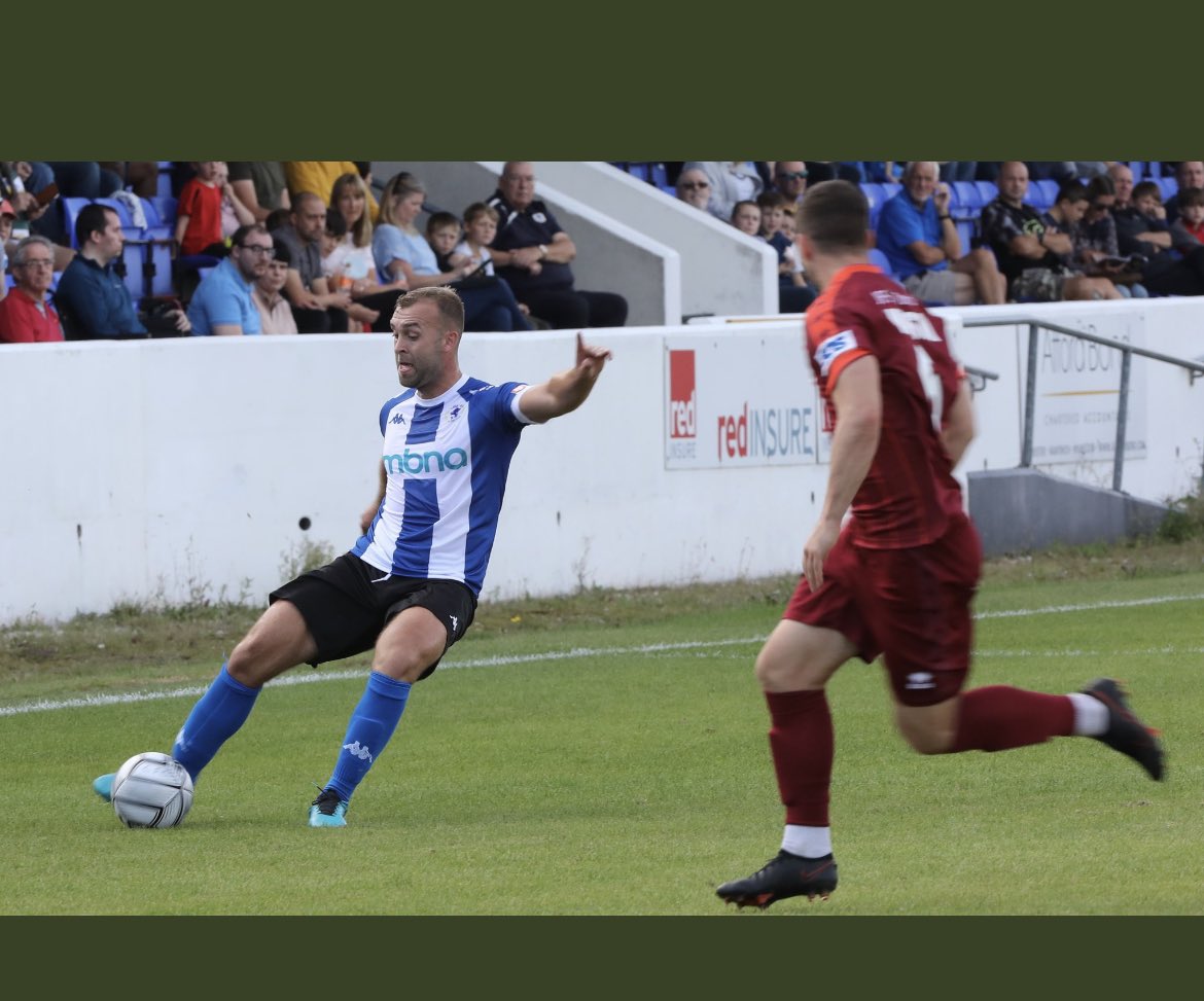 HorsfieldJ's tweet photo. Buzzing to make my @ChesterFC debut yesterday. We have the makings of a great team onwards and upwards 💙🤍 https://t.co/D7ktzj0HCx