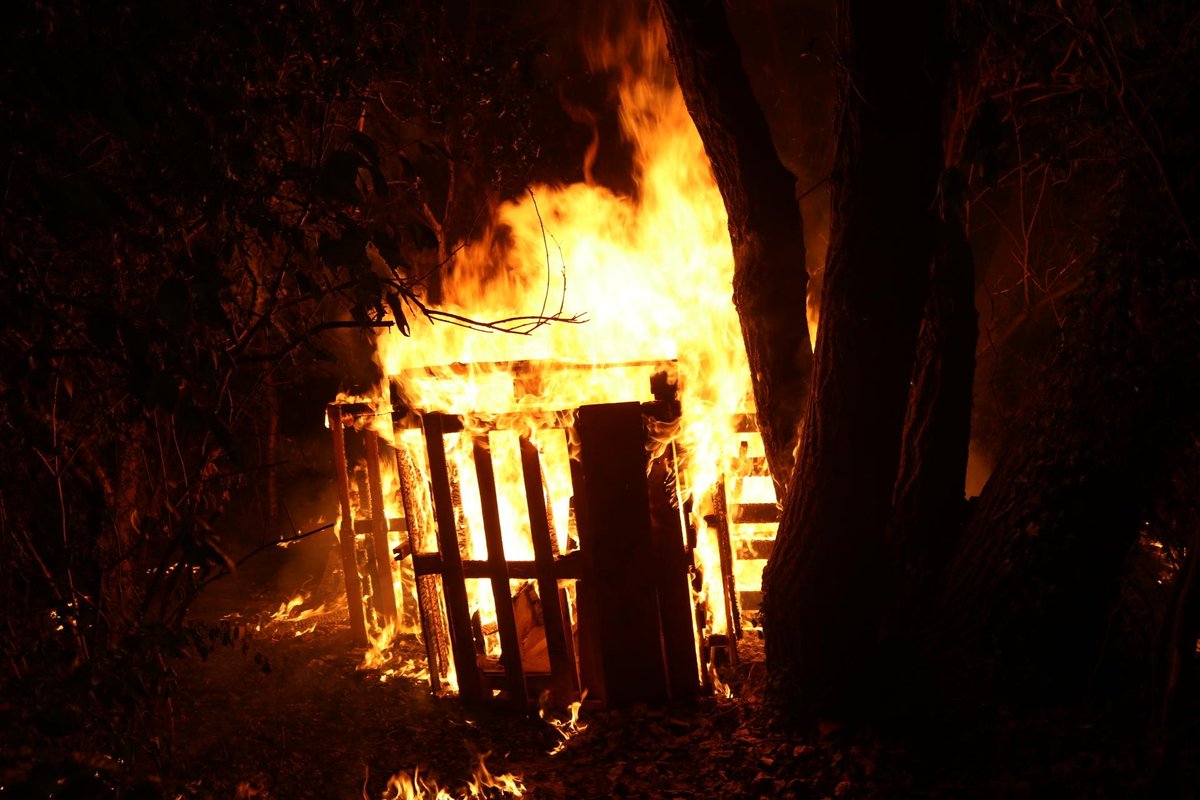 Veel rookontwikkeling bij brand in Katwijkse bosjes, politie zoekt brandstichters