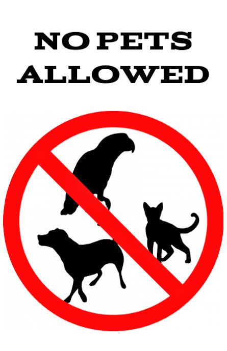 Pets allowed. Проживание с животными запрещено. Вход с животными запрещен. Нет животным. С животными вход запрещен на английском.
