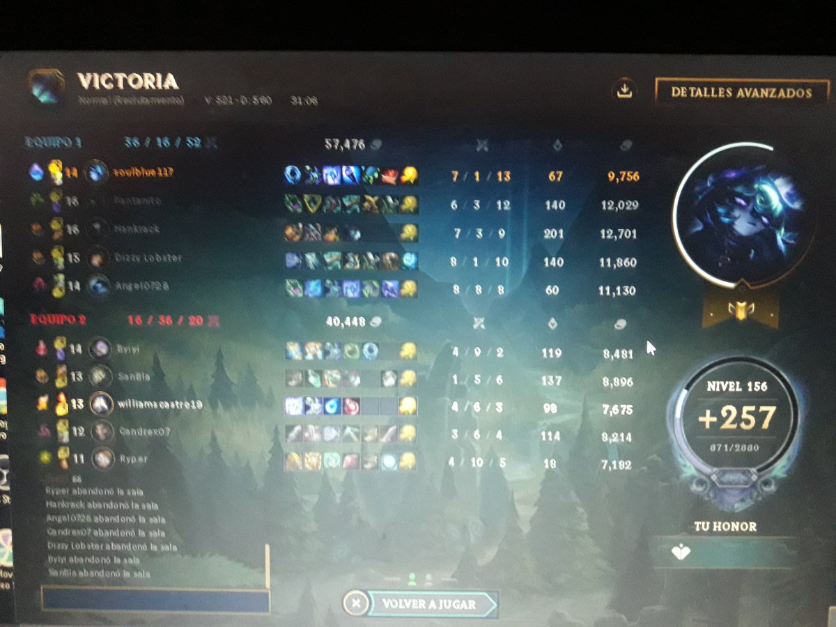 KingsCollectors's tweet photo. Amigos si esta rota la vex :0 si jugaste conmigo perdon por las kill que te robe xd
#LeagueOfLegends https://t.co/Z7ADr07f1W