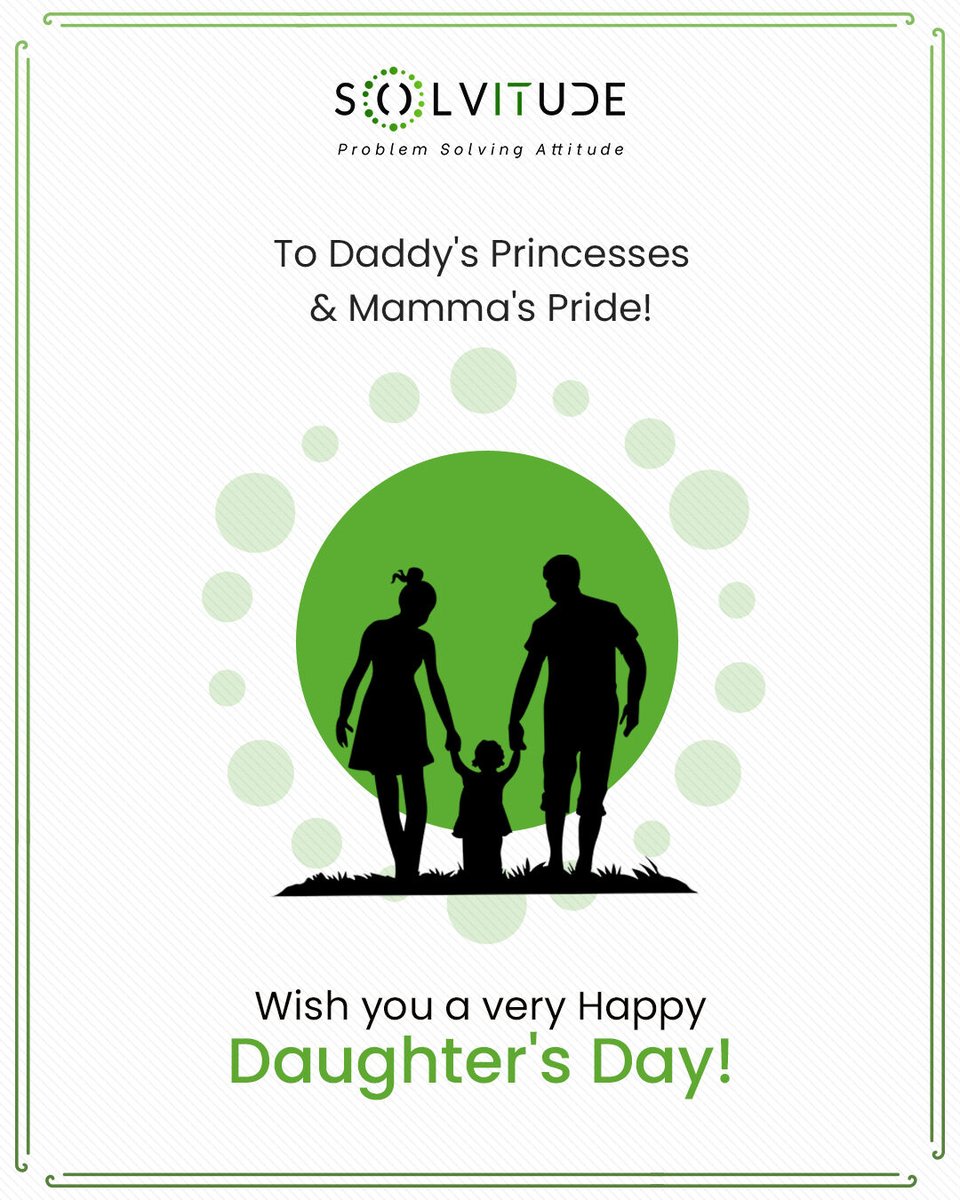 Solvitude2's tweet photo. Wishing you a Happy Daughter's Day!

#DaughtersDay2021 #Solvitude #Australia #Melbourne #Daughters #Love #Mumbai #Pune #Docklands https://t.co/FeKHsY5f8Y