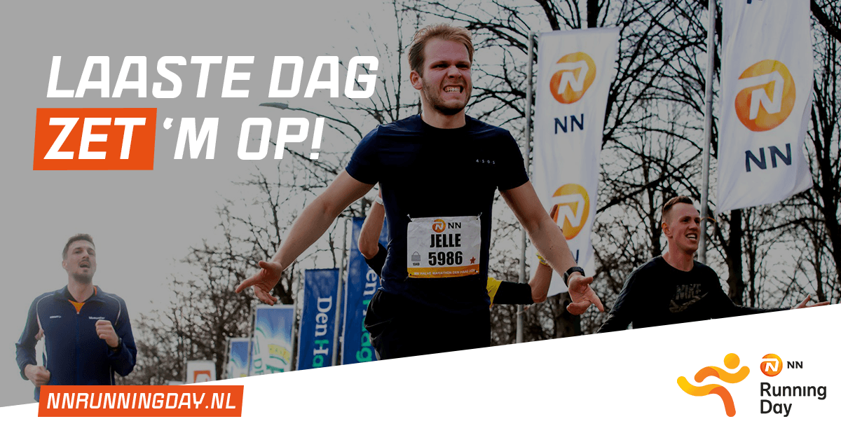 De laatste dag van de NN CPC Loop Den Haag Edition. Je kunt je nog steeds gratis aanmelden door de MyTrace App te downloaden. Zet ‘m op toppers! 😍📱 
⠀ 
#NNRunningDay #youneverrunalone #NNCPCLoopDenHaag