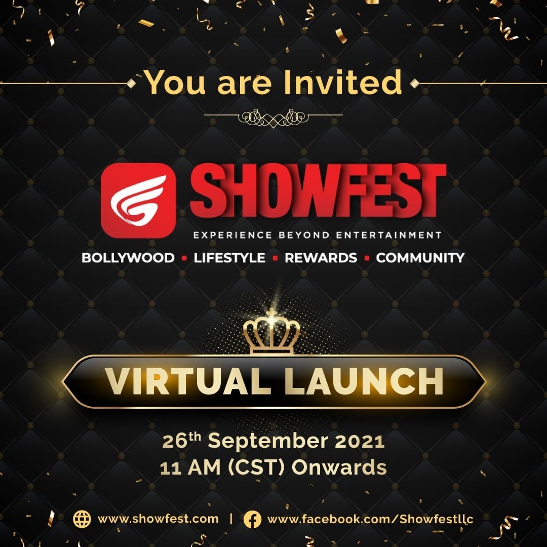 snehalsshah's tweet photo. Bringing a new era in Live Entertainment!

SHOWFEST - An Experience Beyond Entertainment!

#BOLLYWOOD #CULTURE #LIFESTYLE #REWARDS #COMMUNITY

Virtual launch - Sunday, 26 Sept 2021 at 12 noon EST
https://t.co/TWjE7bksKG
https://t.co/mjK08CpRKK
https://t.co/VZnhdoD46Y

#Showfest https://t.co/7L7N5SKQR8
