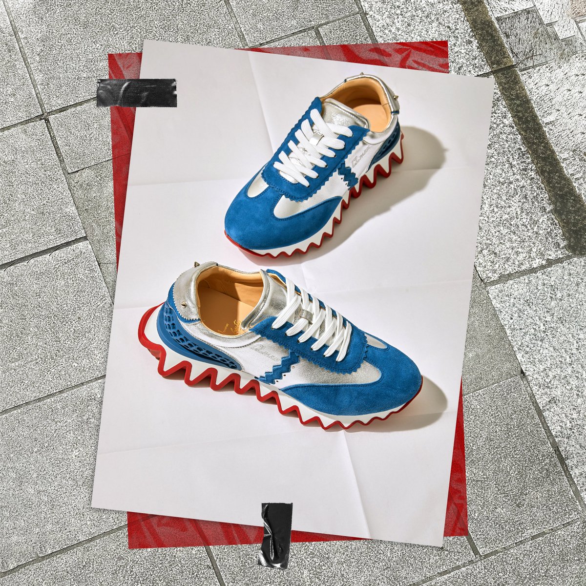 tryanostore's tweet photo. Make #ChristianLouboutin’s Loubishark sneakers your new everyday staple. Discover the full collection at #Tryano in-store. #NewArrival
اجعل حذاء Loubishark من #ChristianLouboutin اللمسة الأساسية الجديدة في حياتك اليومية. اكتشفي المجموعة الكاملة في #ترايانو. https://t.co/tiY4pZGenY