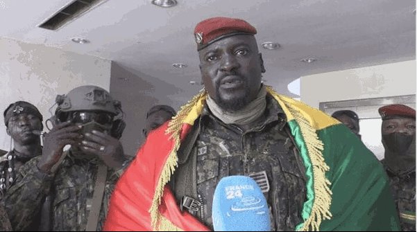 WallOfShameGH's tweet photo. “We respect you as ECOWAS but we will not take your orders. Don’t assume powers you don’t have. Guinea is an independent nation, it’s not your family business where you will go around dictating".
- Lt. Col Mamadi Doumbouya https://t.co/2Fx2SxGP59