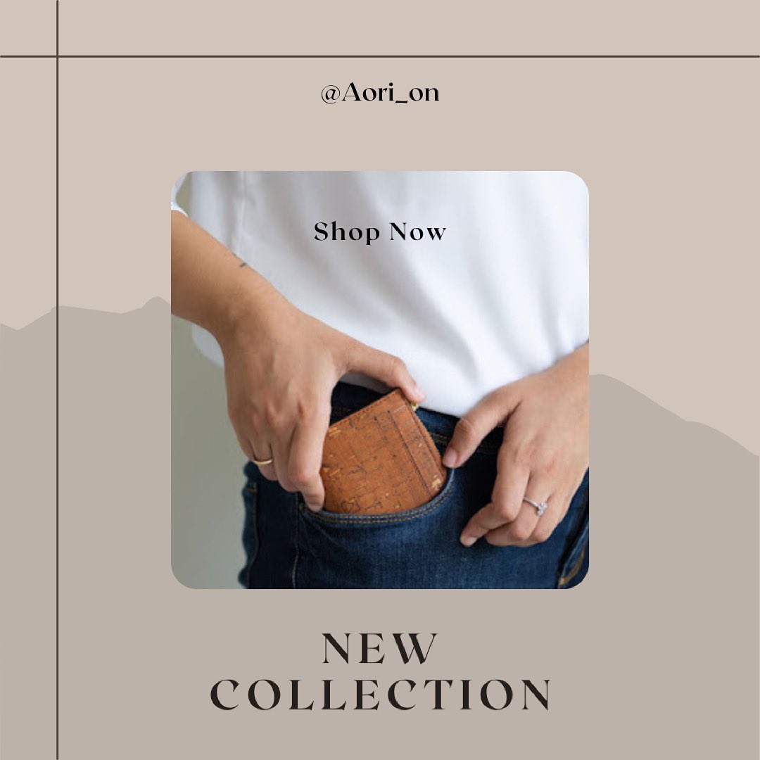 aori_on's tweet photo. New organic vegan wallet collection @aori_on 
#vegan #Organic #climate #zerowaste #sustainablefuture #sustainablebusiness #business #BusinessOwner https://t.co/SvDgeTjgG9