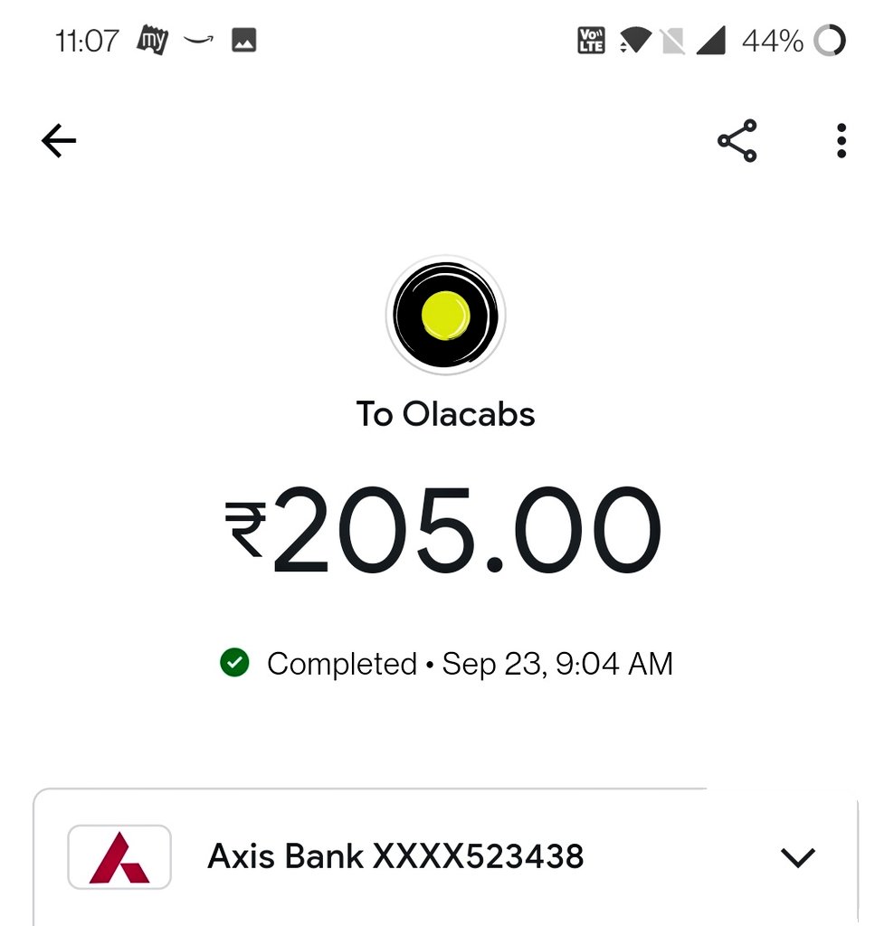 Euphonyforlife's tweet photo. So you've to refund me money for the ride ending with 6837 and haven't completed the payment for the second ride. Please look into this https://t.co/OVUVo2oaYM