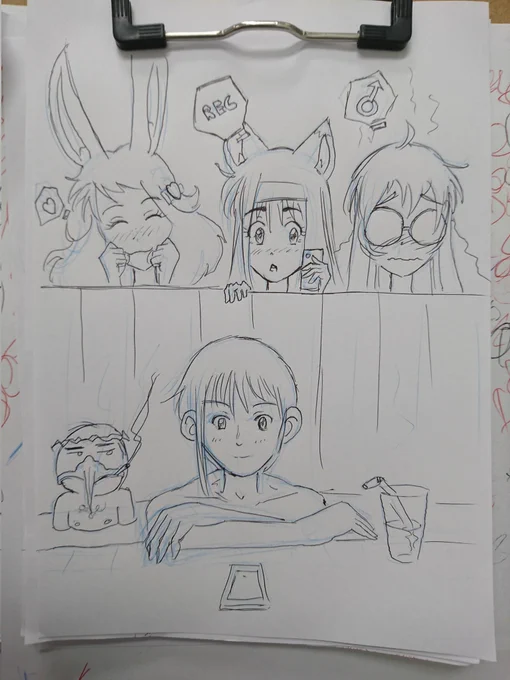 10 min idea sketch 10分間落書き #drawing #bunnygirl #ilustration #kemonomimi #foxgirl #sketch #originalcharacter #イラスト #けものみみ #ArtistOnTwitter #art #オリキャラ #うさみみ #バニーガール #きつねみみ #イラスト好きな人と繋がりたい #絵描きさんと繋がたい