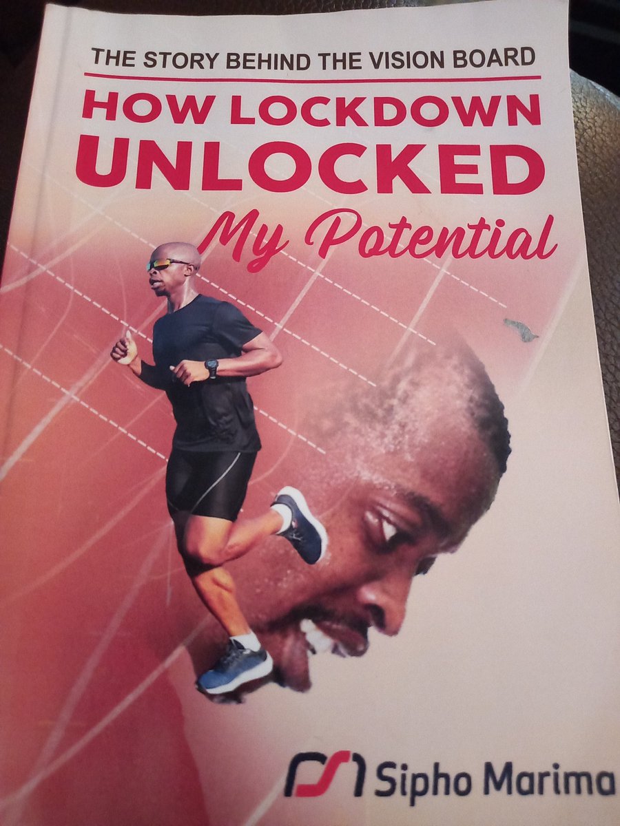 fanele_fs's tweet photo. Enjoying my rest day, great lessons from this self-actualization book by Champ @MarimaSipho. #Reakitima #WCAC #RestDay #RunningWithTumiSole #UnlockYourPotential https://t.co/gdNfFT3xFt