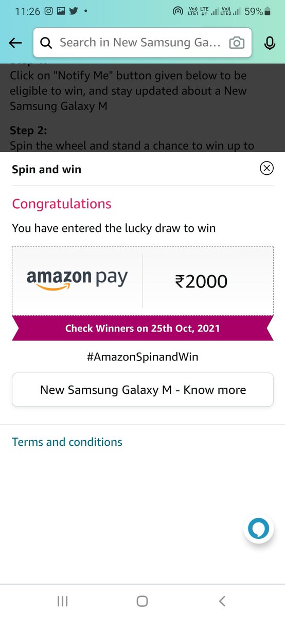 CHIRANJ92324087's tweet photo. Hopeful 🤞
@amazonIN, @SamsungIndia & use #SamsungGalaxyM #NewSamsungM #AmazonMobileInside https://t.co/mhILLfD9gu