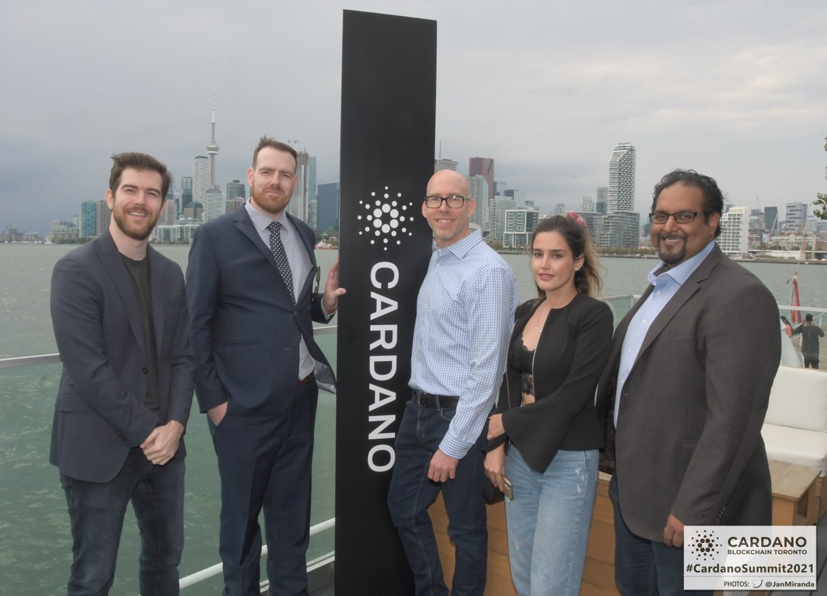 JanMiranda's tweet photo. #CardanoSummit2021 #Toronto Note worthy presentation from @CanadaCardano &amp; @CardStarter building on the #Cardano #blockchain. Congradulations @John_CF great venue @rebel
 #Canada #cryptocurrency https://t.co/6rf1Ksfmdn