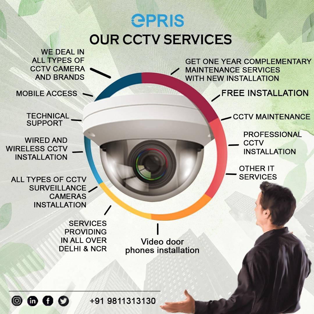 EprisIn's tweet photo. Epris provides you a huge variety of Cctv cameras & surveillance cameras installation and maintenance service...
call today :9811313130 #epris #eprisdynamics #post #dailypost #cctvcamera #cctvcamerainstalltion #cctvservice #cctvprovider #socialmediadesign #socialmediapost https://t.co/MSXyOSUKJo