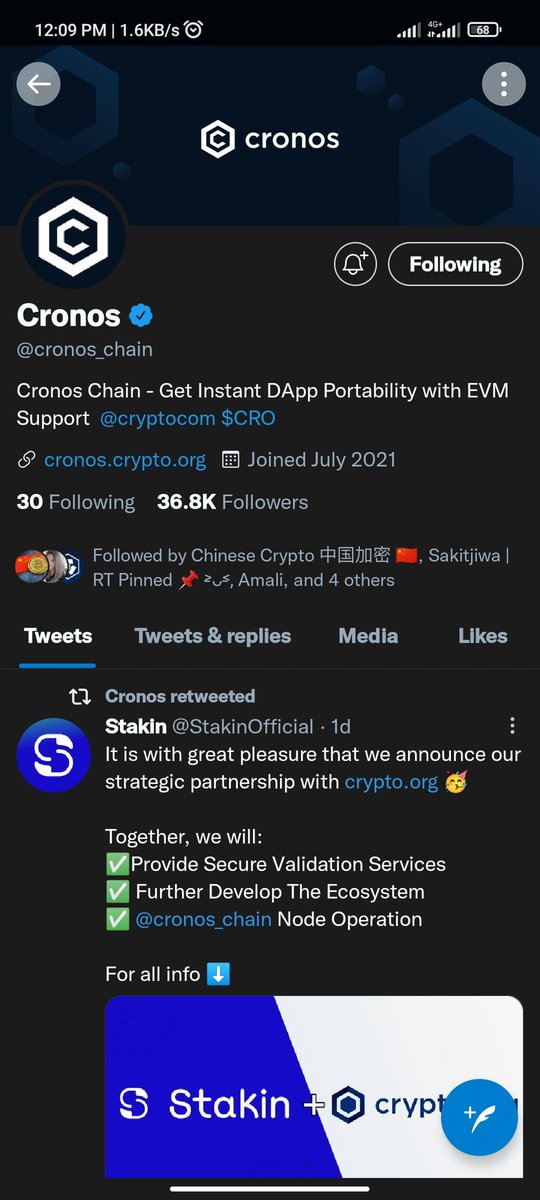 Keran490's tweet photo. @cryptocom @cronosapp This is just wow💖💣  nothing to say🔥
@nateliye 
@Dani44708160 
@BlancoKailou 
@Yeas234 
@Eniam21729 
lets follow him 💪

@cryptocom #CRO #BTC https://t.co/Z8Ssr88kjz