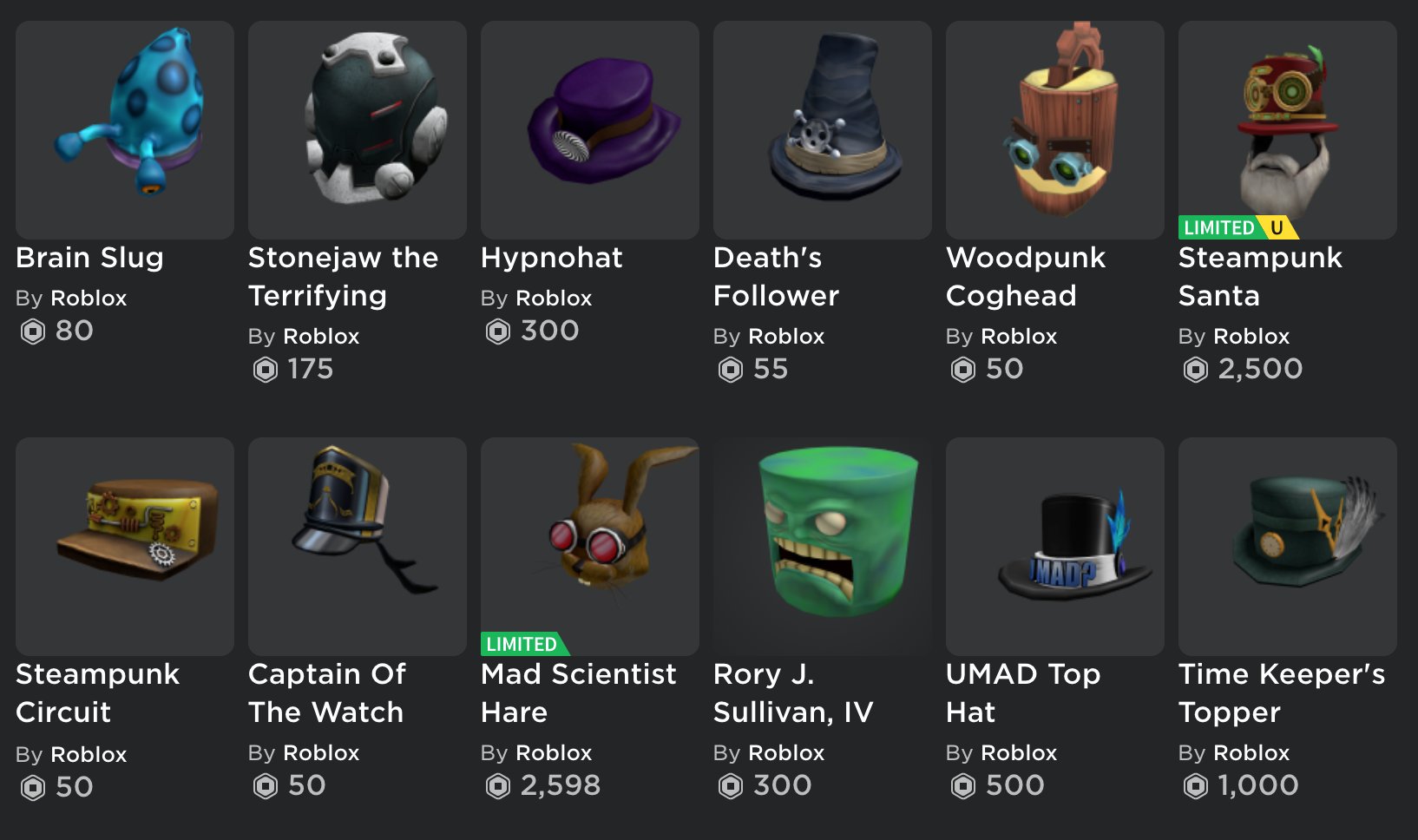 The 5 Rarest and Most Coveted Roblox Hats