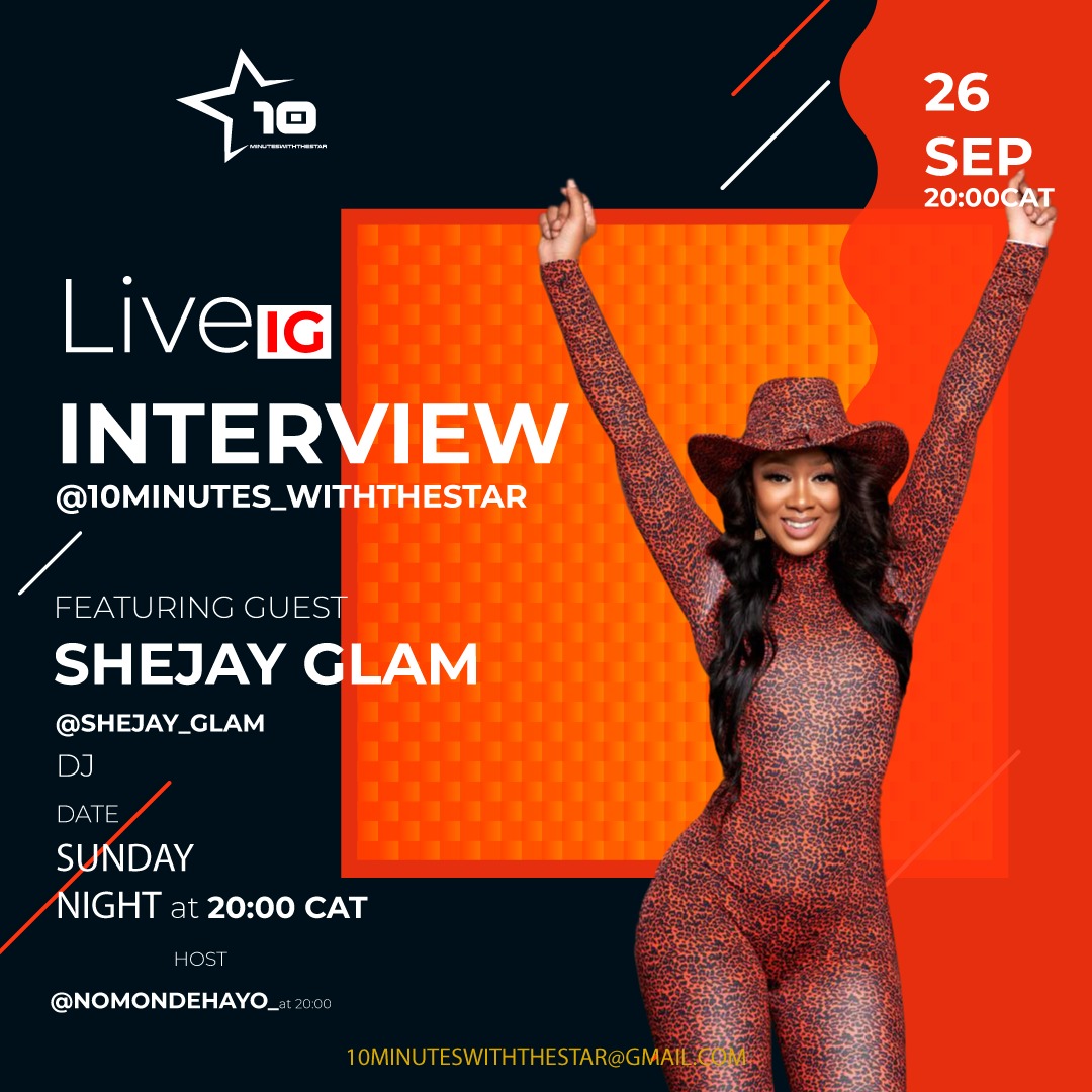 10minutes_wts's tweet photo. Don't forget to tune in tonight on IG at 20:00CAT & catch our live IG interviews with the lovely @Shejay_Glam hosted by @Nomondehayo_
Don't miss it
#10Mwts #dj #samusic #igtv #piano #shejay #sa https://t.co/xpa5XCvKTz