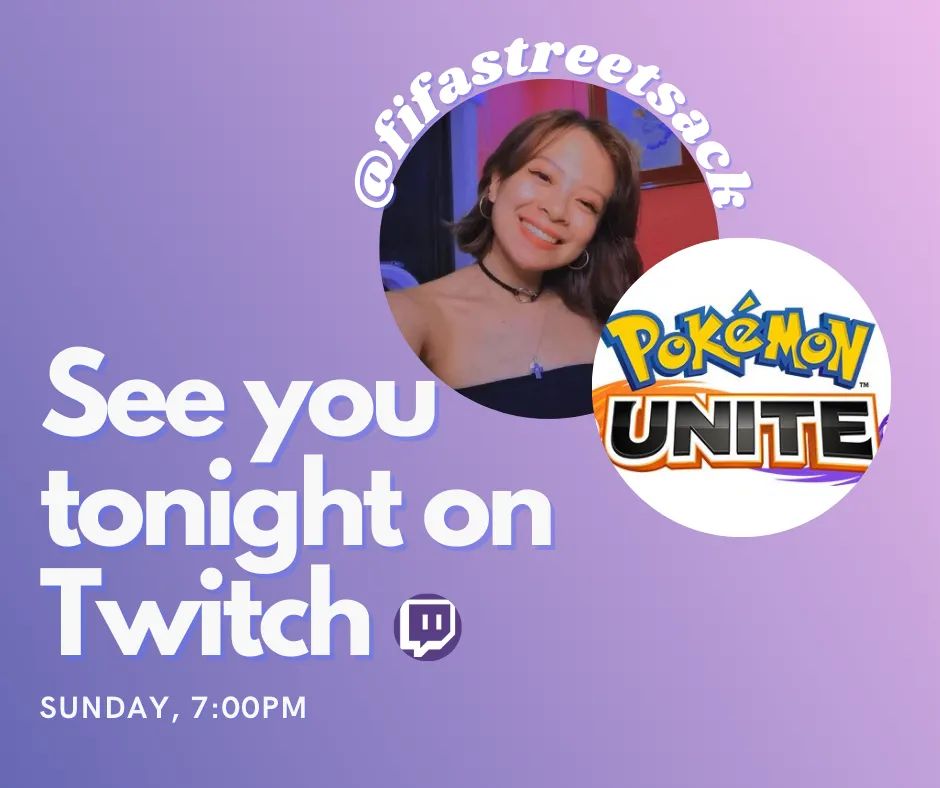 MadgeMafs's tweet photo. I'll be having my first ever stream on Twitch! Hope yall could watch or drop by ♡(◕ᗜ◕✿) 

https://t.co/rcOPJP4BqG

#Fifastreetsack #PokemonUnite https://t.co/nZPBbAmEi1