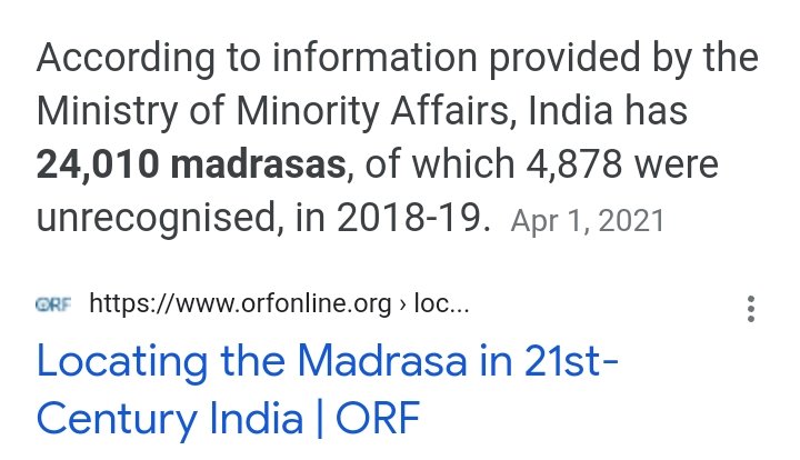 pj_talks_'s tweet photo. In India:
Madarsas :24,010
Convent Schools :1,39,000
Gurukuls :246

Reason?
Madarsas and Convent schools are funded and operated by Muslims And Christians by the money they get from Churches and Mosques.

But Hindu Temples are in control of Hindu Nationalist Govt.🤫
#FreeTemples https://t.co/g8cJ6P9BjM