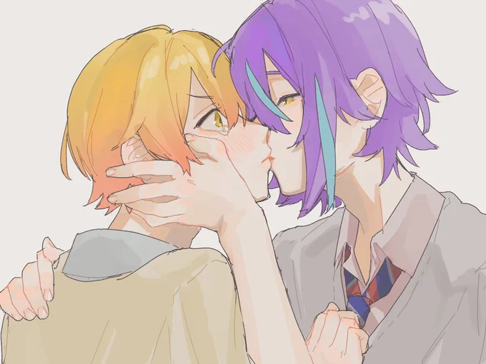 ちょっと強引にちゅーする🎈くんの妄想 