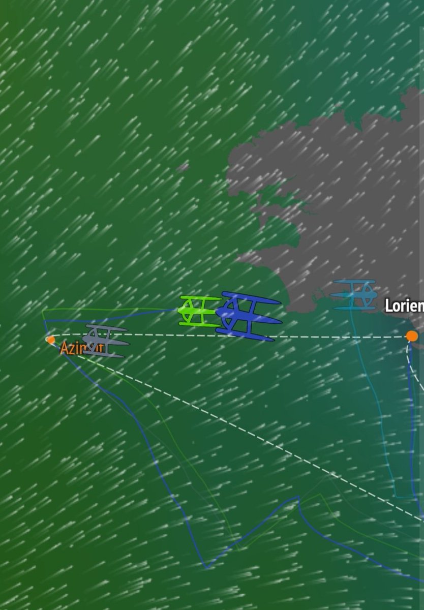 UltimBoat's tweet photo. #Ultime #Ultim #DefiAzimutUltim
Les 3 ultimes font route vers Lorient à plus de 39 nds pour les deux premiers https://t.co/7nAhPccrju