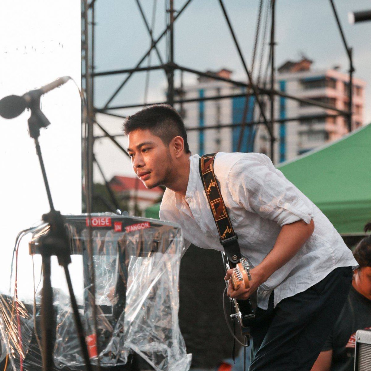 DVB_English's tweet photo. State media has announced that singer Win Htut Thawdar, better known as Ito, has been charged in connection with a series of bombings and accused of driving four people to Shan State to receive paramilitary training under the TNLA. Ito is the son of rockstar Zaw Win Htut. https://t.co/viovxCmy0I