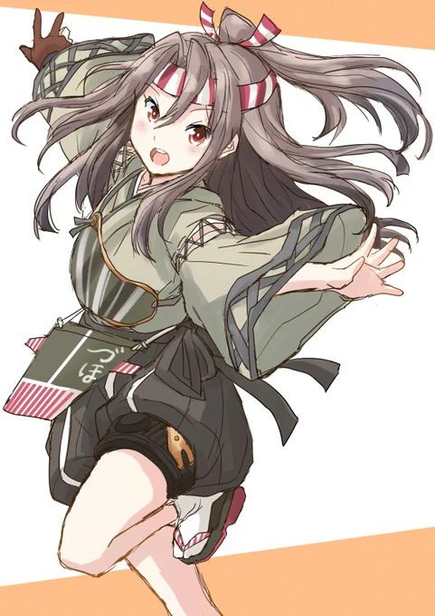 瑞鳳ちゃん描きました
いつも大抵赤にしちゃうので今回は緑にしました 