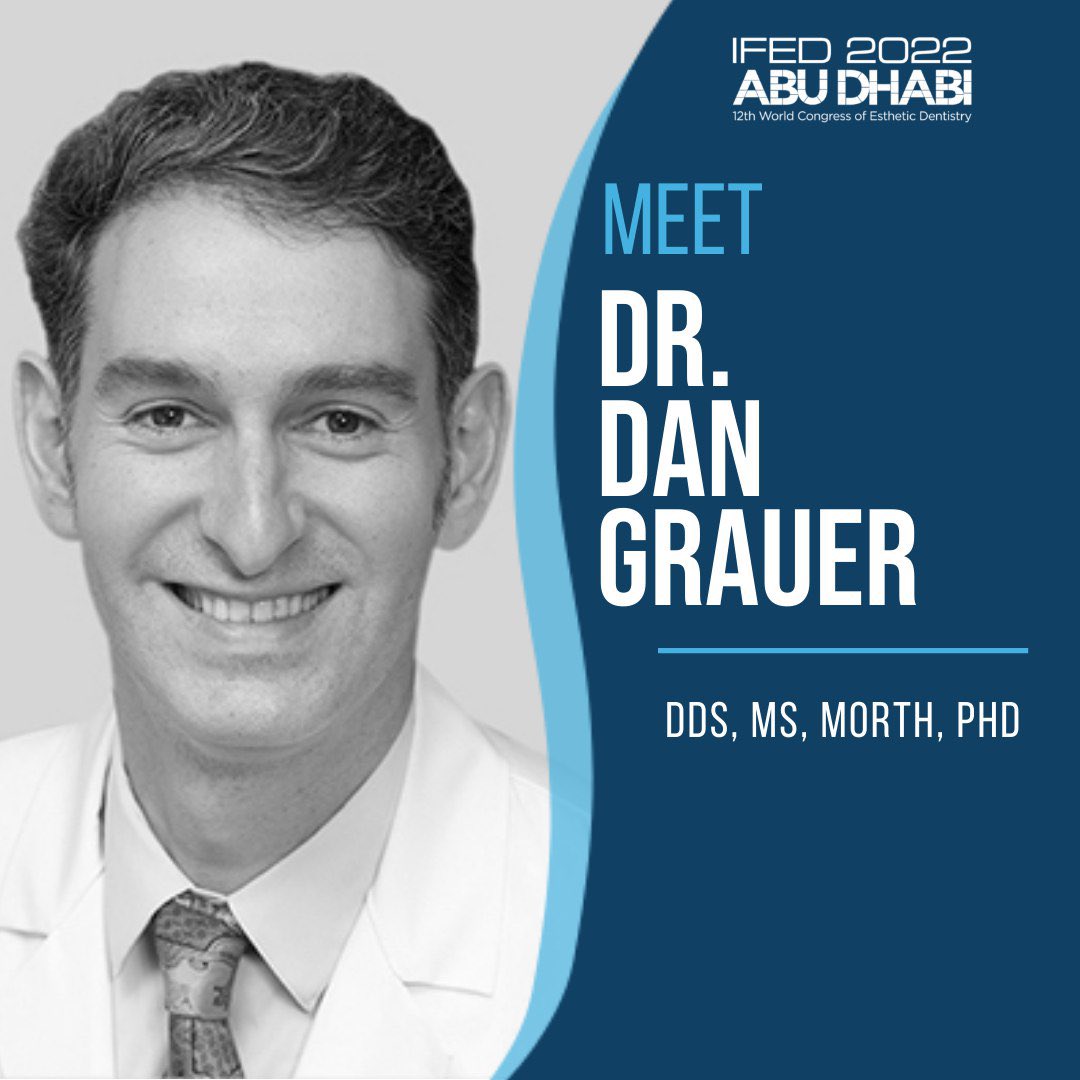 Ifed2022's tweet photo. Join us in a lecture discussing "Much More Than Straight Teeth" by Dr. Dan Grauer received his DDS and Orthodontic Certificate in Barcelona, Spain

Register now: https://t.co/RkmyouJJ6k

#IFED2022 https://t.co/qhLVP0FwwR