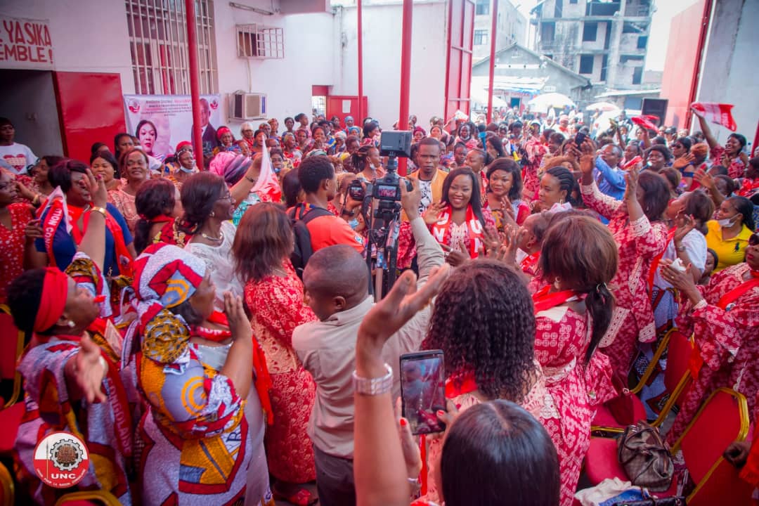 FemmesUncKin's tweet photo. 🛑 L'EXCEPTIONNELLE CÉRÉMONIE DE LA SORTIE OFFICIELLE ET REMISE DES NOTIFICATIONS DU COMITE INTERFEDERAL DES FEMMES DE L'UNC KINSHASA
En présence du SG @BillyKambale1
Et de l'Interfederal de Kinshasa, Hon. @BMubonzi et notre présidente Elysée CHOVU.
 
Que vive les Femmes UNC/KIN https://t.co/f5HtvIKEwK
