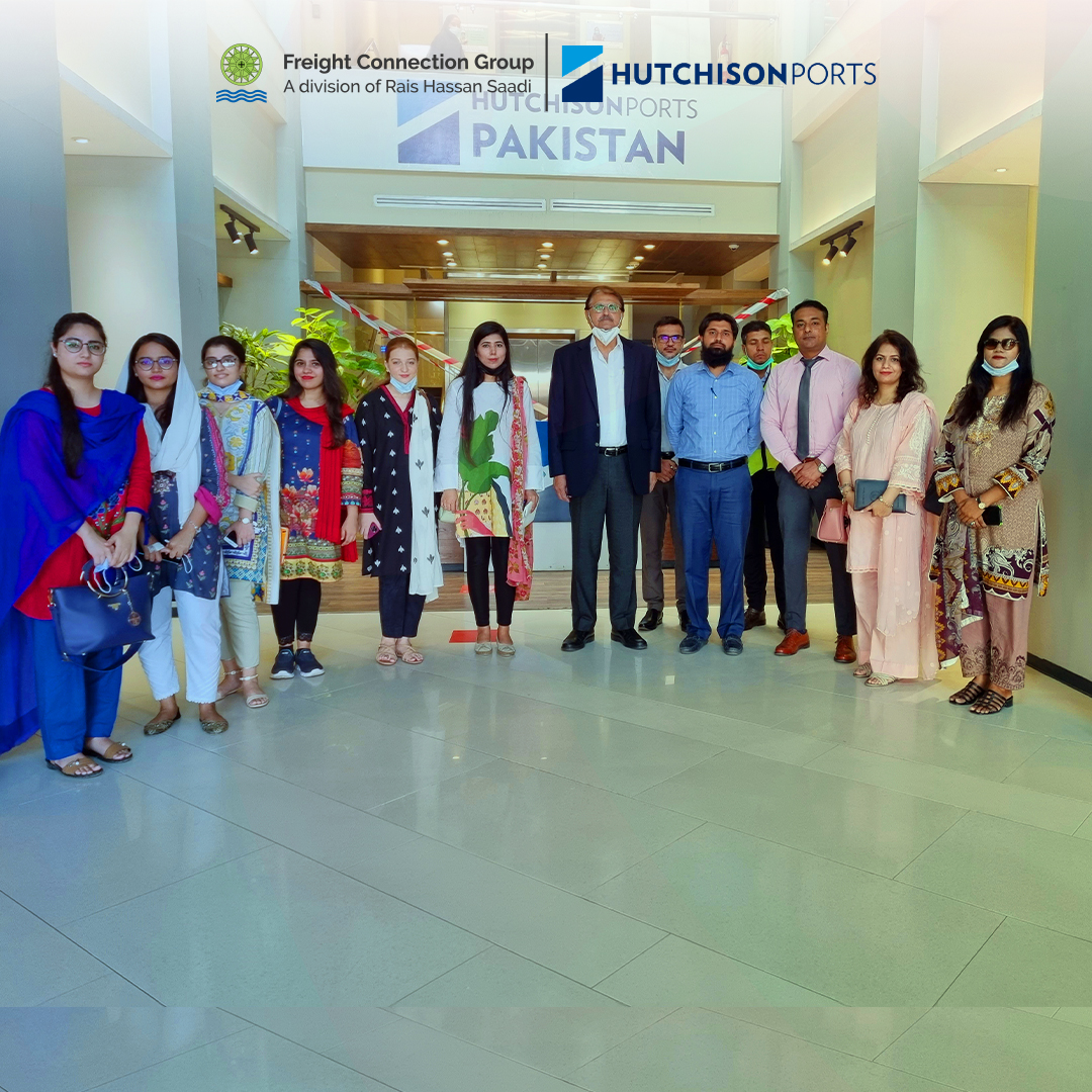 FCPPL_Logistics's tweet photo. FCG visited Hutchison Port Pakistan recently to introduce and cherish its hard-working and dedicated female staff for their relentless contribution in the shipping industry.
.
.
.
#FreightConnectionGroup #freindsghtConnectionPakistan #HutchisonPort #Port #FCG #FCPPL https://t.co/CyaSZ4FFj2
