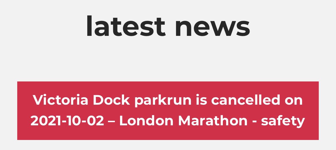 We are cancelling our event on 2nd October due to the London Marathon expo. We normally have a few hundred guests on marathon weekend, but with the grassy area around the Crystal being boarded up for construction we don't feel we can safely host that many people.