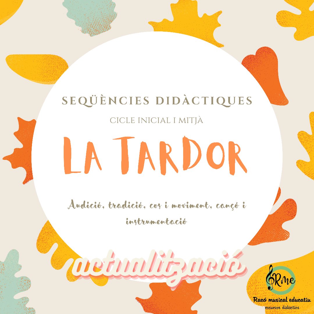 Benvinguda Tardor.

racomusicaldidactic.com/search/label/A…