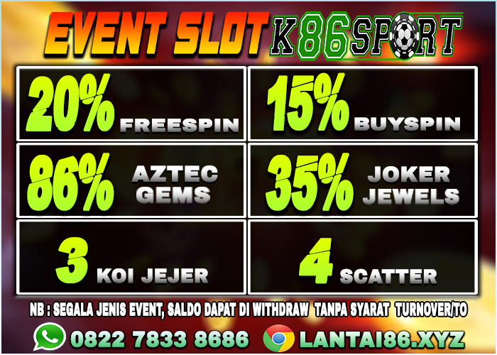 ChintyaPrinces's tweet photo. EVENT SLOTS K86SPORT.

Claim Bonus Kemenangan mu di BO Terpercaya K86SPORT..!

Link Daftar : https://t.co/EZkbnz0qFy

#K86SPORT #EventSlot #SlotGacor #SlotTerpercaya #agenslot #bandarslot #slotindonesia #SitusSlotOnline #SlotOnlineTerpercaya #BonusFreespin #EventFreespin  #Daftar https://t.co/8Q39VBCBej
