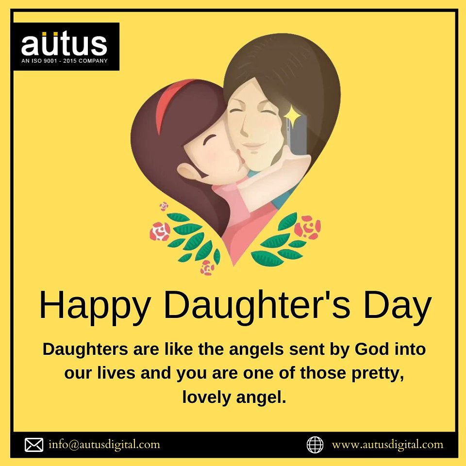 AutusDigital's tweet photo. A daughter may outgrow your lap but she’ll never outgrow your heart. Happy Daughter's Day!
#Autusdigital #daughter #happydaughtersday #daughterlove #daughters #daughtersday #daughterslove #daughterlove❤️ https://t.co/AQGHISac1z