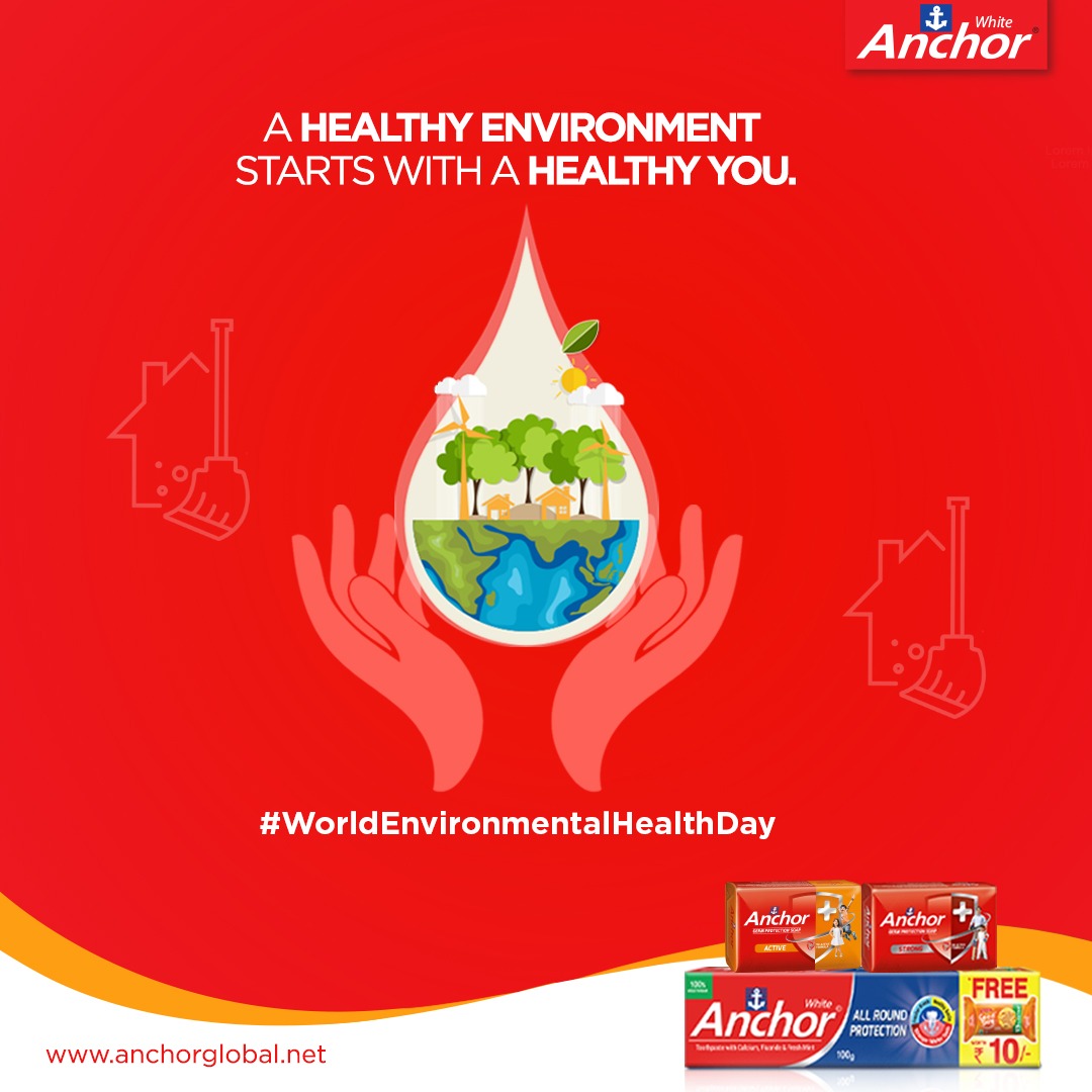 AnchorConsumer's tweet photo. Pledge to prioritize environmental health for healthier communities. A promise to protect the globe from the accumulation of germs and viruses and its irreparable damage, to ensure speedy global recovery.
#worldhealthenvironmentalday2021 #worldhealthenvironmentday https://t.co/0Q3ZeYtft1