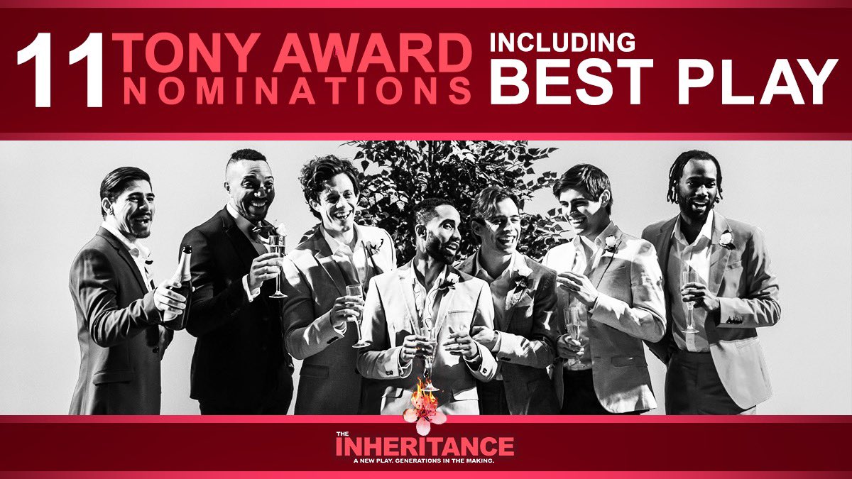 Young Vic (@youngvictheatre) on Twitter photo We want to big up <a href="/inheritanceplay/">The Inheritance</a> company and wish them good luck for <a href="/TheTonyAwards/">The Tony Awards</a> tonight. 11 nominations! Sending good vibes from the UK. 🏆🥂 We want to big up <a href="/inheritanceplay/">The Inheritance</a> company and wish them good luck for <a href="/TheTonyAwards/">The Tony Awards</a> tonight. 11 nominations! Sending good vibes from the UK. 🏆🥂
