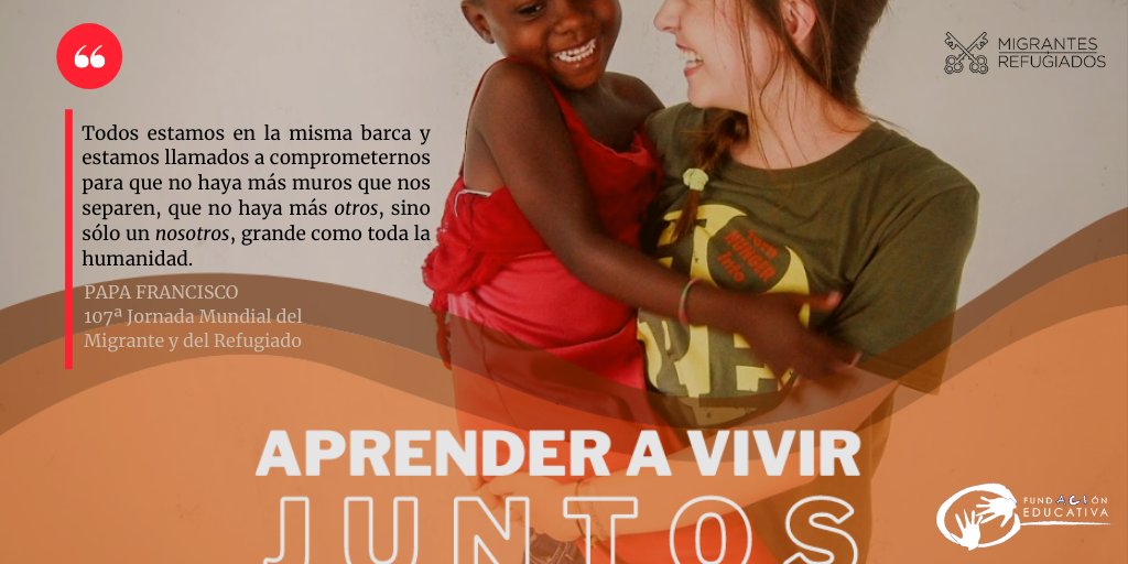 Nos unimos a la celebración de la 107ª Jornada Mundial del Migrante y del Refugiado con el deseo de hacer realidad lo que tanto pidió Santa Rafaela... "nuestro corazón no debe limitarse a un mundo reducido que todos somos hermanos".
.
#SomosDeEsclavas #migrantes #asómbrate