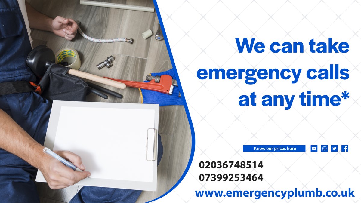 PlumberLondon's tweet photo. We can take emergency calls at any time 
0203674514:Call us now
07399253464
https://t.co/81cdUL9UjN https://t.co/Wxl0lxvwqr