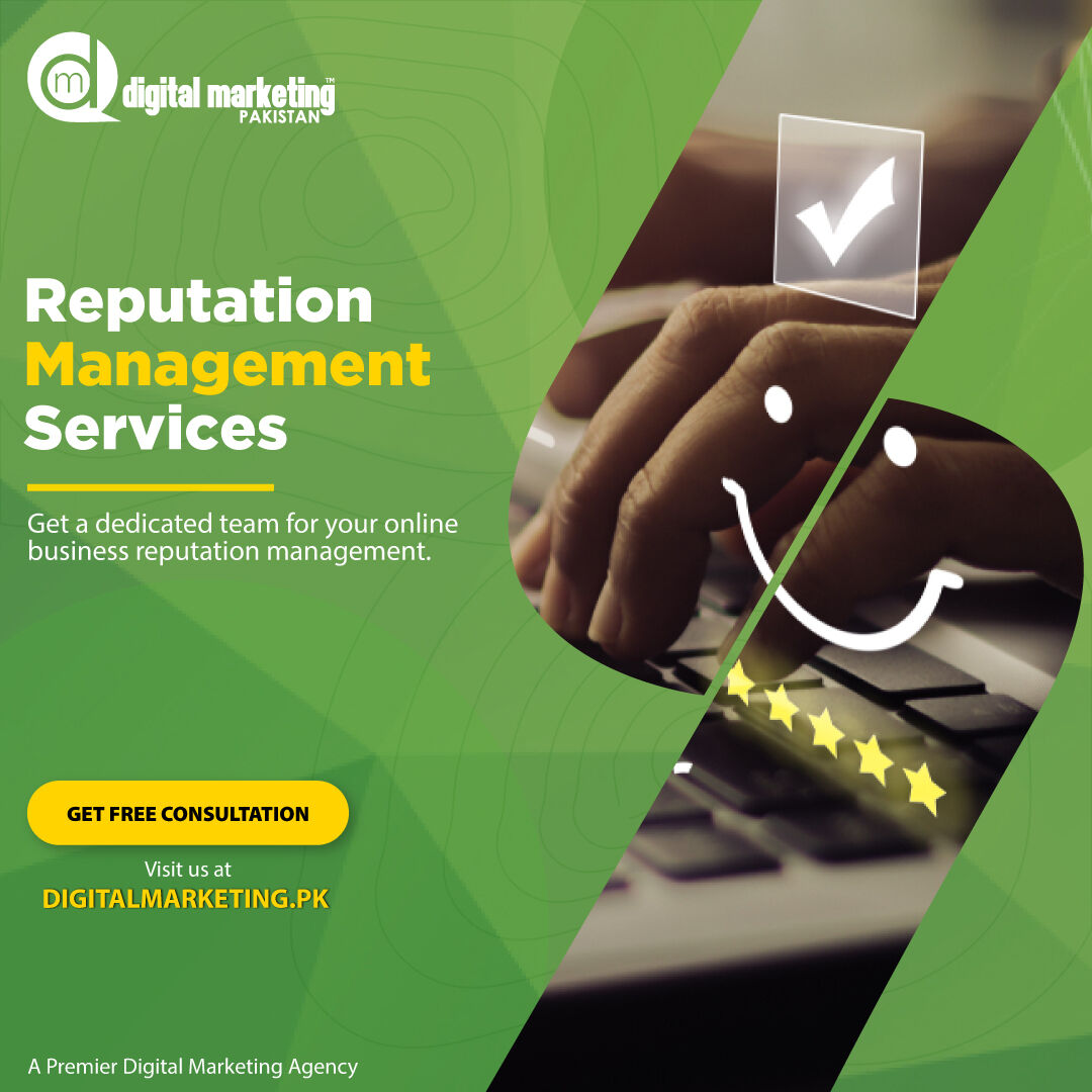 DigiMarketingPK's tweet photo. Maintaining a reputation is important for a business as it builds up equity. 

We offer #ReputationManagementServices which include 
#SocialMonitoring 
Online PR 
Negative Content Filtering 
Content Promotion 

For further details, please visit our website https://t.co/G8R2FZOCy4 https://t.co/kr0ST4U3xV
