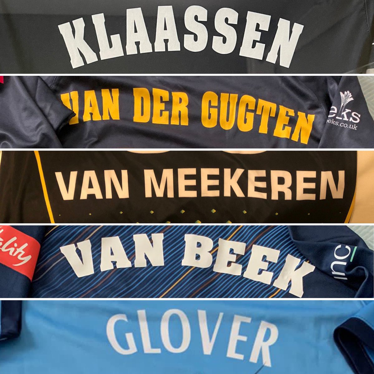 CricketFightsC's tweet photo. Arguably the best ever @KNCBcricket bowling attack for this @T20WorldCup all donated a shirt for the @CricketFightsC charity auction to fight cancer. Who else can donate a shirt for our charity? #CancerAwareness #CricketFightsCancer
@freddieklaassen @paulvanmeekeren @loganvanbeek https://t.co/Uqfd7zcNOg