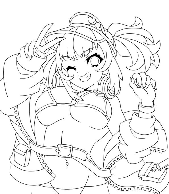 #FGO
呟くことが他にないので2日連続で
新規絵の話になりますが、ようやく
線画が完成しました。

この絵が完成してる頃にはもうFGO
の水着イベントは終わっちゃってる
だろうけど、完成したら皆さんぜっ
てぇ見てくれよな…(泣) 