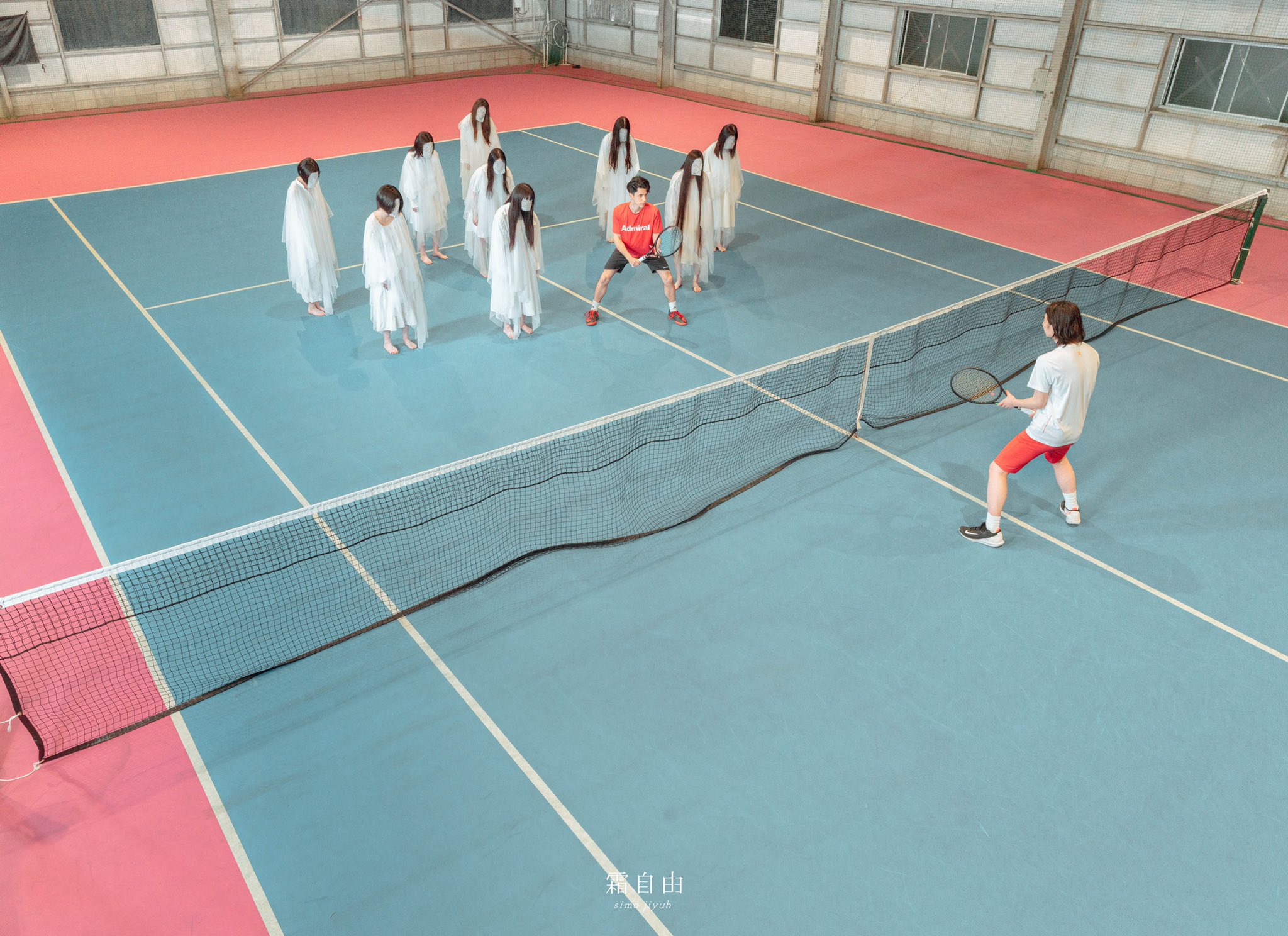 霜自由 Simo Jiyuh 霊にモテる体質なテニスプレーヤーの試合風景を撮影しました T Co Fel2qyh2ru Twitter