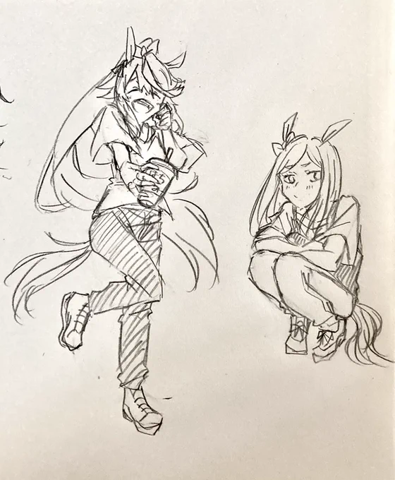 ポーズれんしゅ〜 